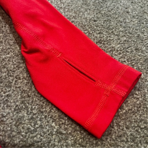 Nike - Athletic Long Sleeve Top - Size L - Bright Pink - Cinch Detail on Neck - Picture 5 of 8